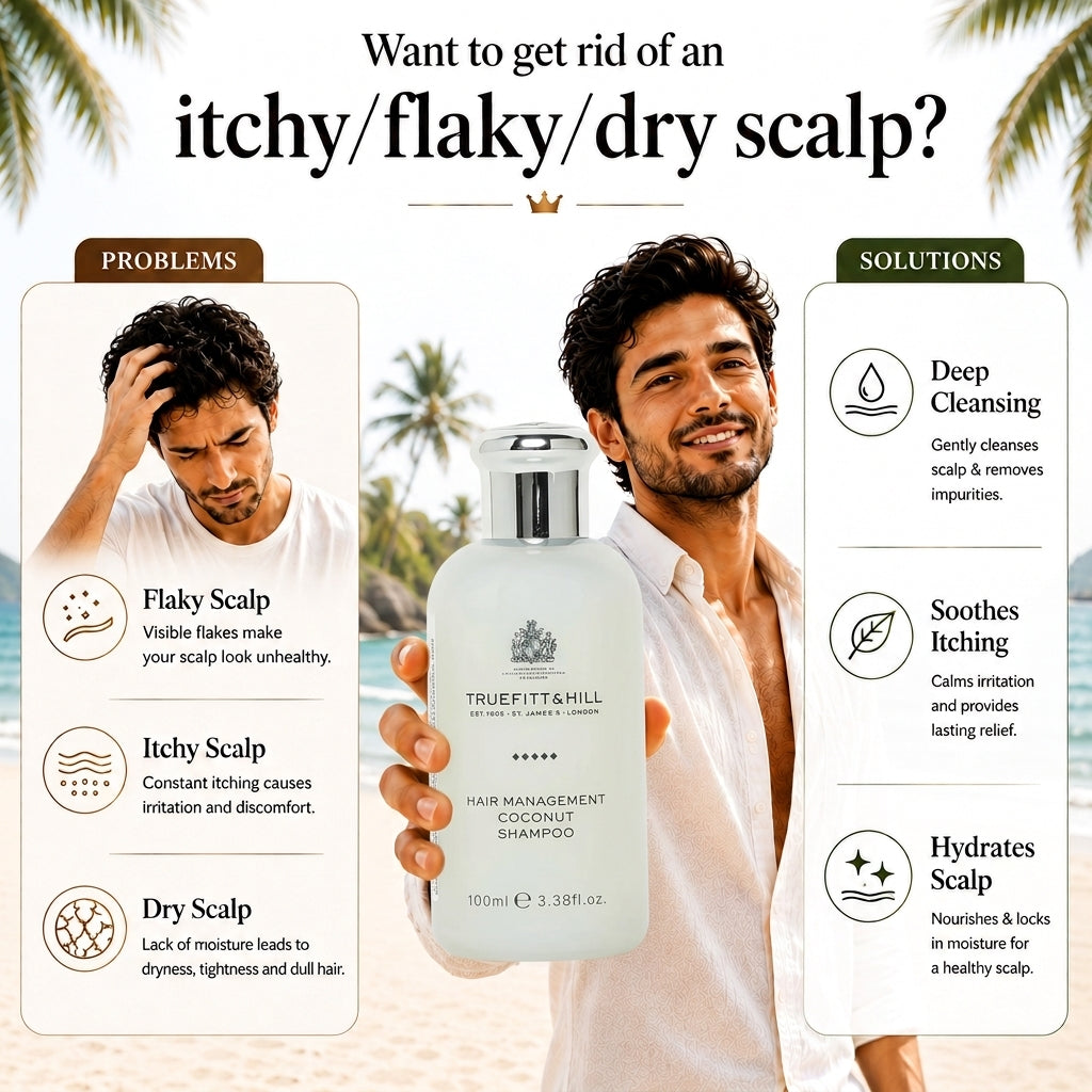 Truefitt & Hill Hair Management Coconut Shampoo for Men 100ml