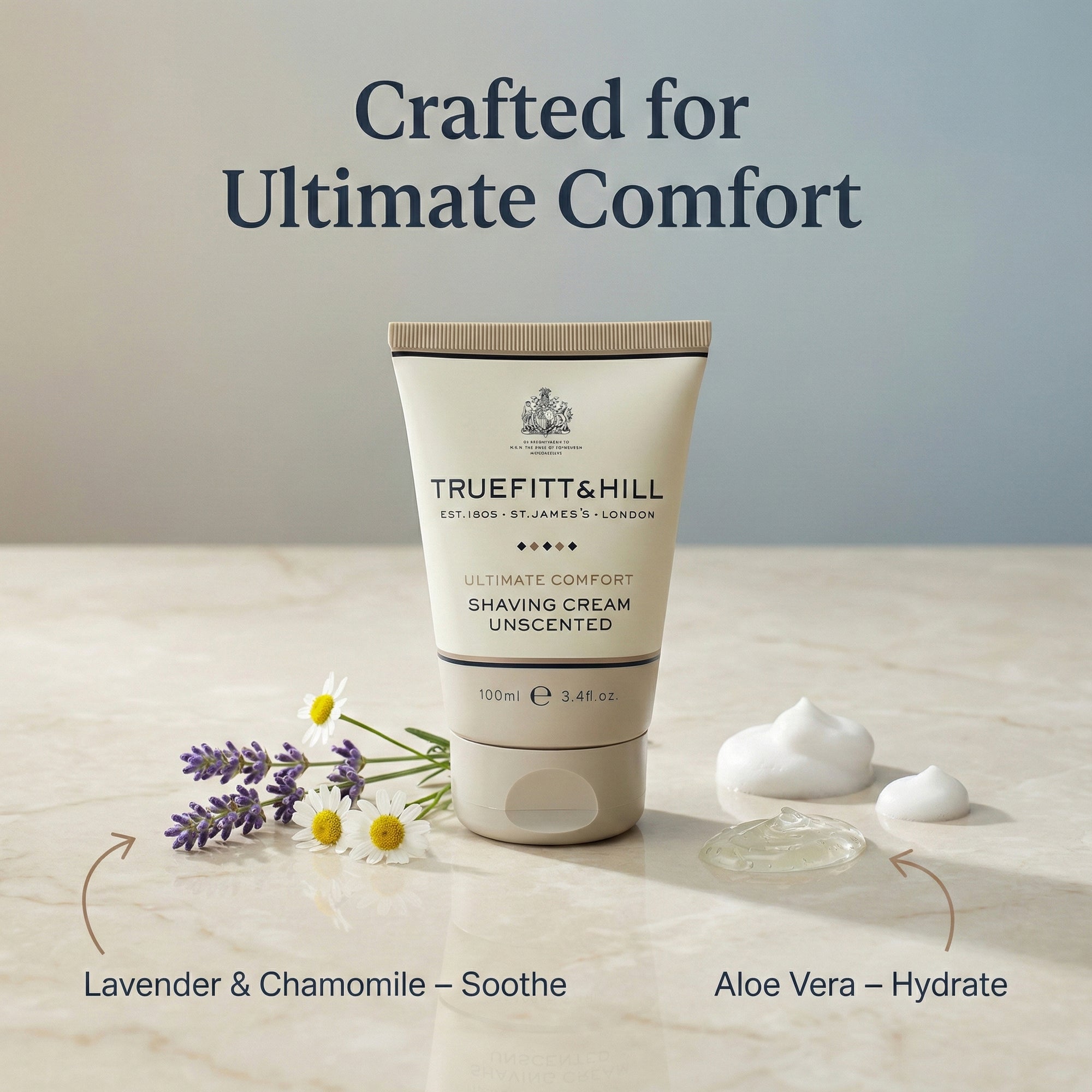 Truefitt & Hill Ultimate Comfort Shaving Cream for Men 100gm - Truefitt & Hill India