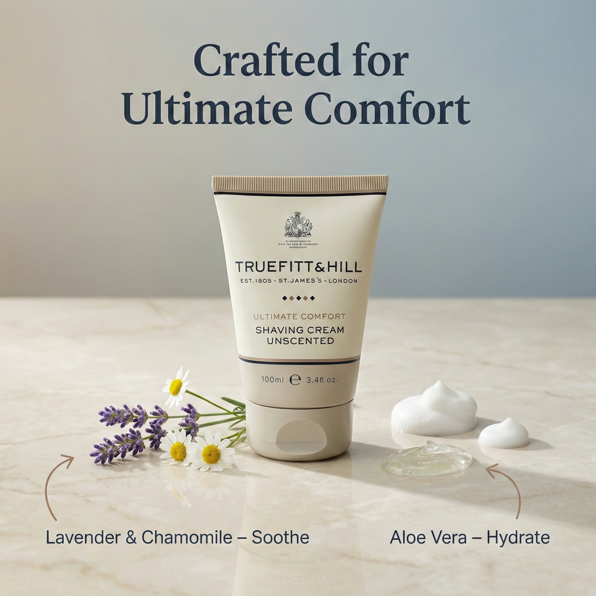 Truefitt & Hill Ultimate Comfort Shaving Cream for Men 100gm - Truefitt & Hill India