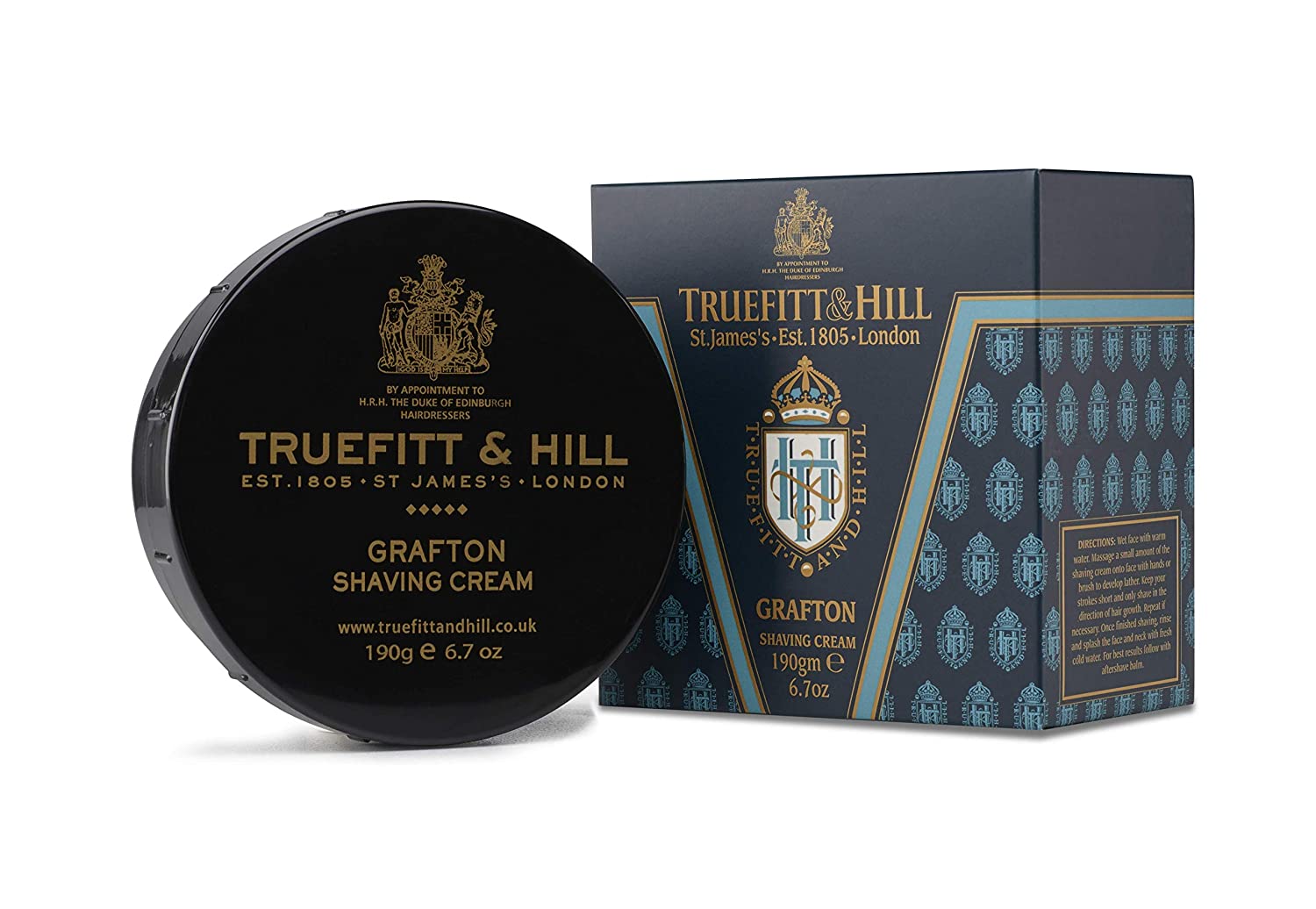 Truefitt & Hill Grafton Shaving Cream Bowl for Men 190gm - Truefitt & Hill India