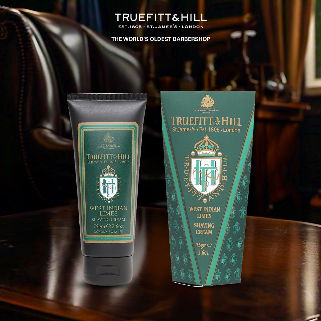 Truefitt & Hill West Indian Limes Shaving Cream Tube for Men 75gm - Truefitt & Hill India