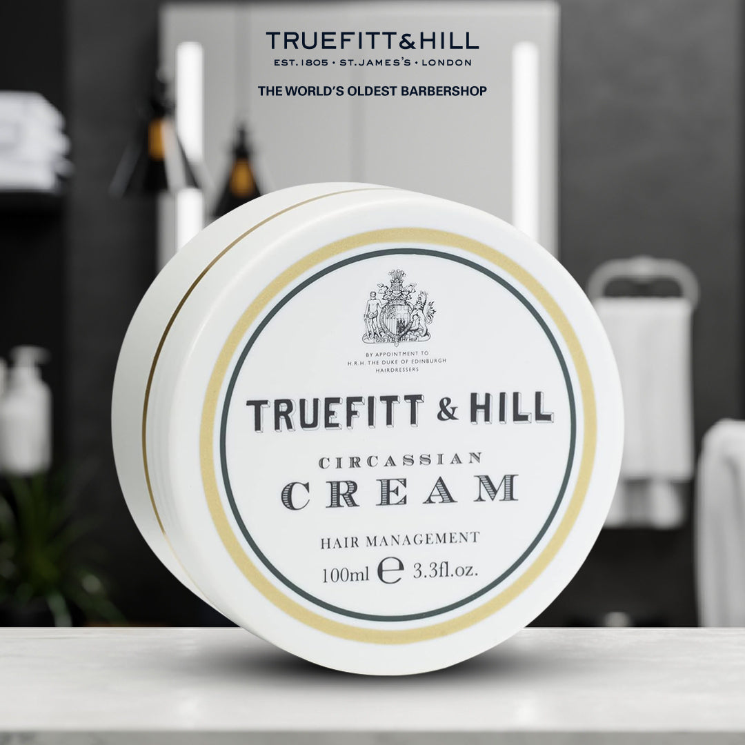 Truefitt & Hill Hair Styling Circassian Cream for Men 100gm - Truefitt & Hill India