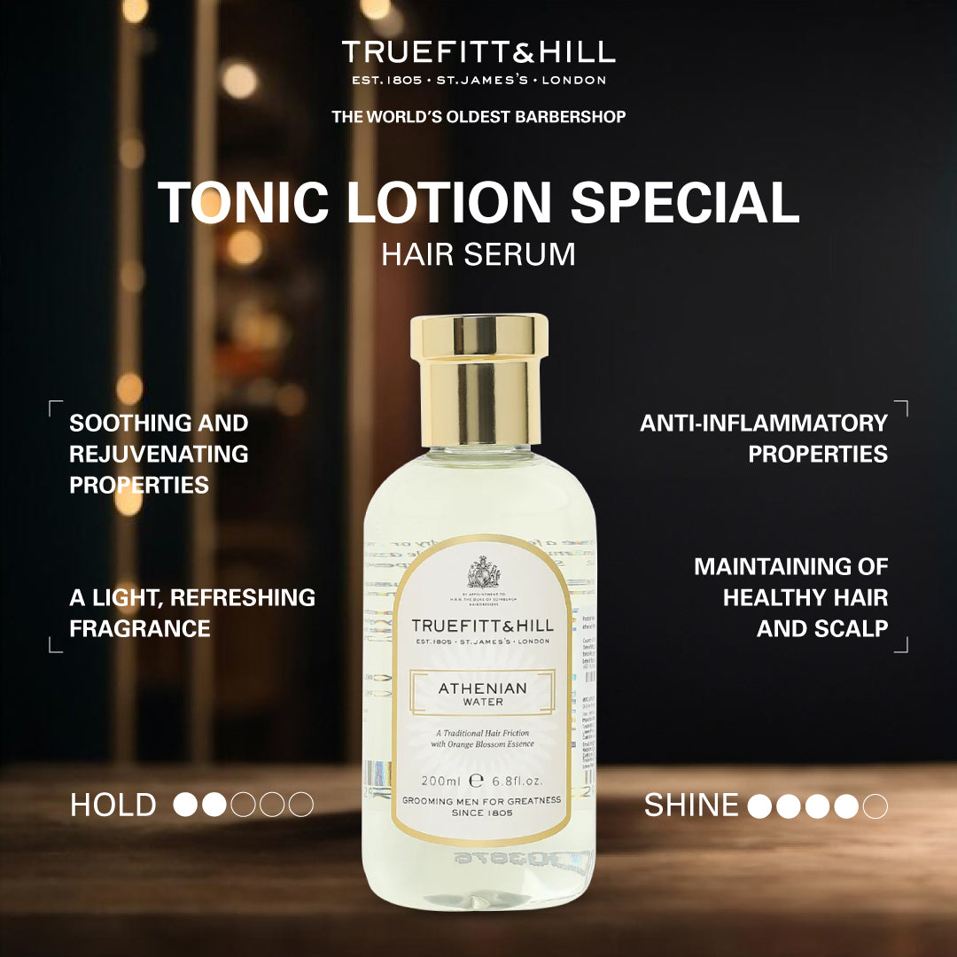 Truefitt & Hill Athenian Hair Serum Water for Men 200ml - Truefitt & Hill India