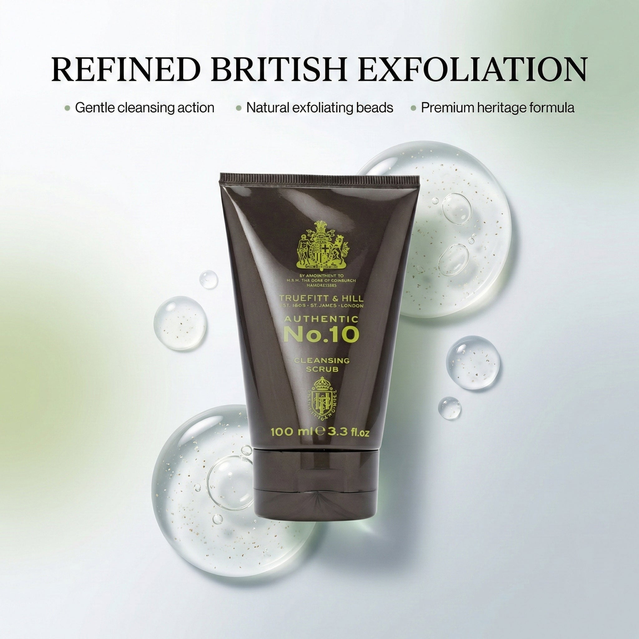 Truefitt & Hill Face Cleansing Scrub for Men Authentic No.10 100ml - Truefitt & Hill India