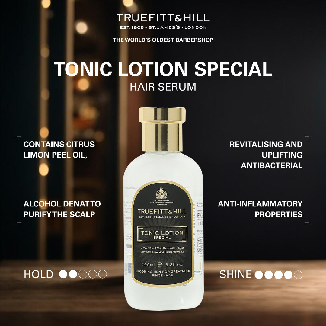 Truefitt & Hill Hair Serum Tonic Lotion Special for Men 200ml - Truefitt & Hill India
