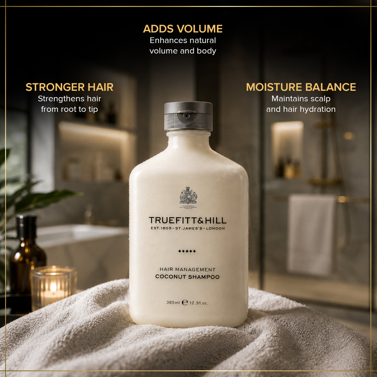 Truefitt & Hill Hair Management Coconut Shampoo for Men 365ml