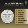 Truefitt & Hill Brilliantine Pomade Hair Styling Gel for Men 100gm