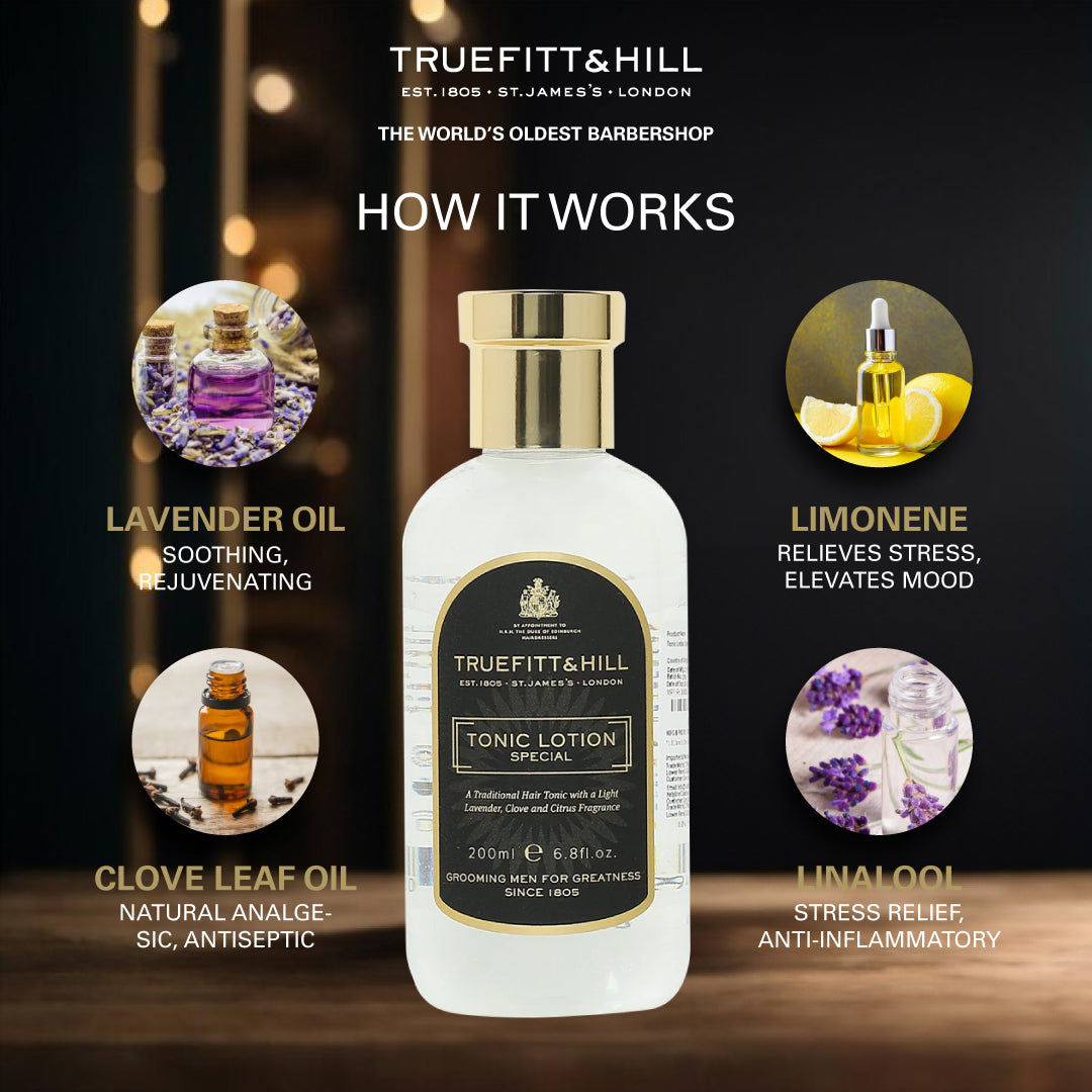 Truefitt & Hill Hair Serum Tonic Lotion Special for Men 200ml - Truefitt & Hill India