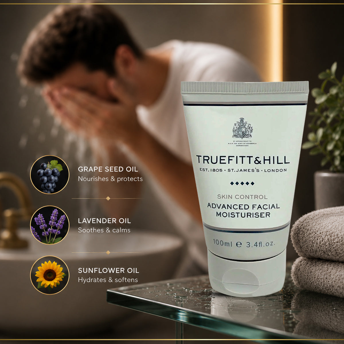 Truefitt & Hill Skin Moisturizer For Men 100ml
