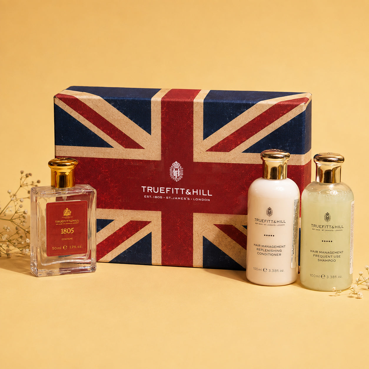 Truefitt & Hill Men's Daily Essential Gift Set for Men| Mens Gift Set | Festive Gifting