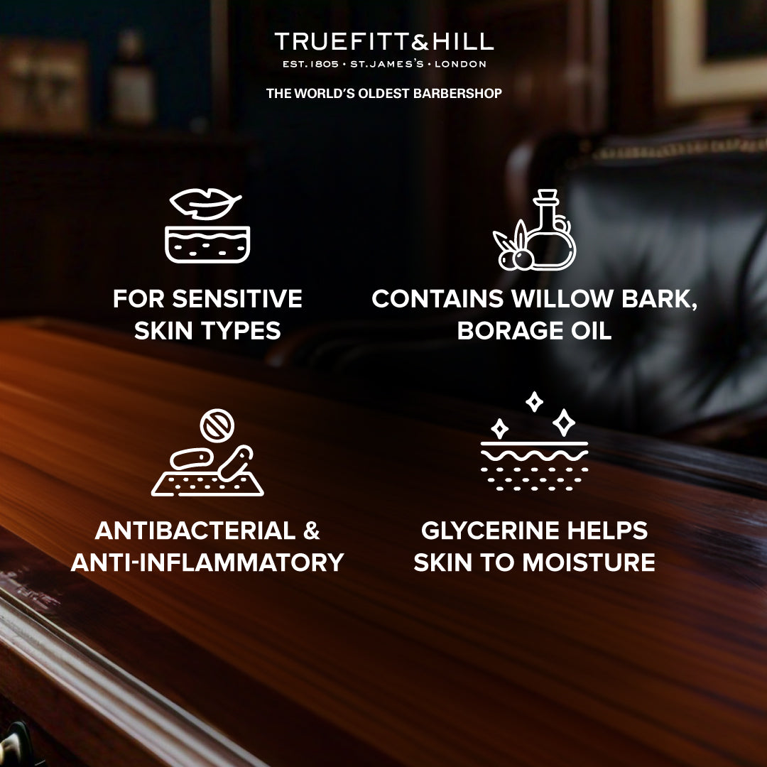 Truefitt & Hill Authentic No.10 Sensitive Shaving Gel for Men 125gm - Truefitt & Hill India