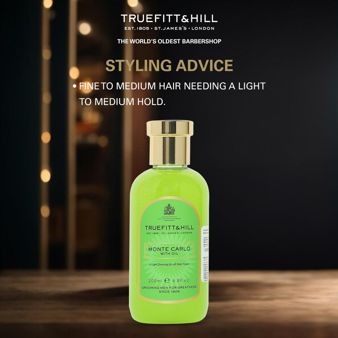Truefitt & Hill Monte Carlo Hair Serum for Men (With Oil) 200ml - Truefitt & Hill India