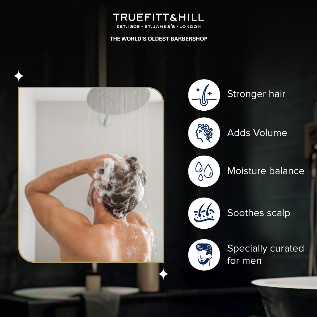 Truefitt & Hill Hair Management Moisturizing Vitamin E Shampoo for Men 100ml - Truefitt & Hill India
