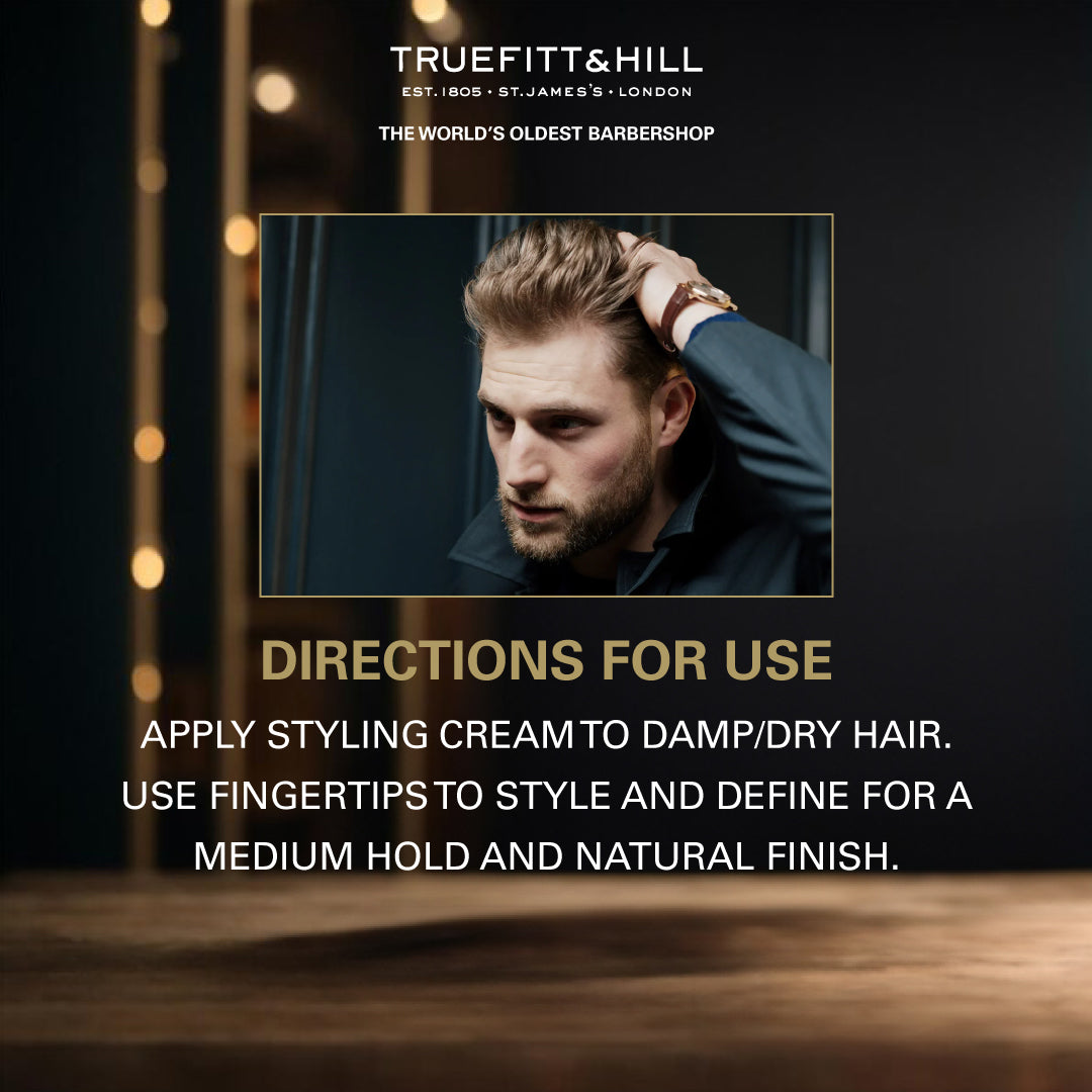 Truefitt & Hill Hair Styling Circassian Cream for Men 100gm - Truefitt & Hill India