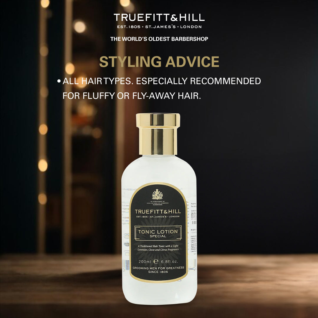 Truefitt & Hill Hair Serum Tonic Lotion Special for Men 200ml - Truefitt & Hill India