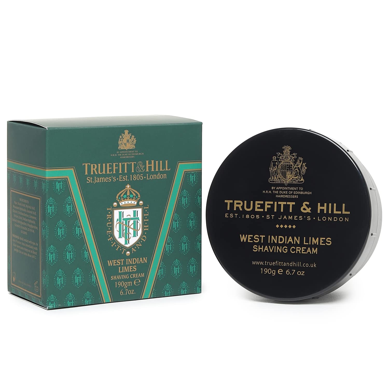 Truefitt & Hill West Indian Limes Shaving Cream Bowl for Men 190gm - Truefitt & Hill India