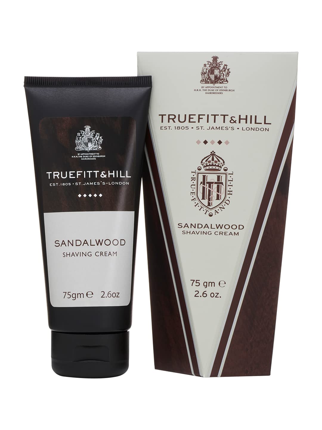 Truefitt & Hill Sandalwood Shaving Cream Tube for Men75gm - Truefitt & Hill India
