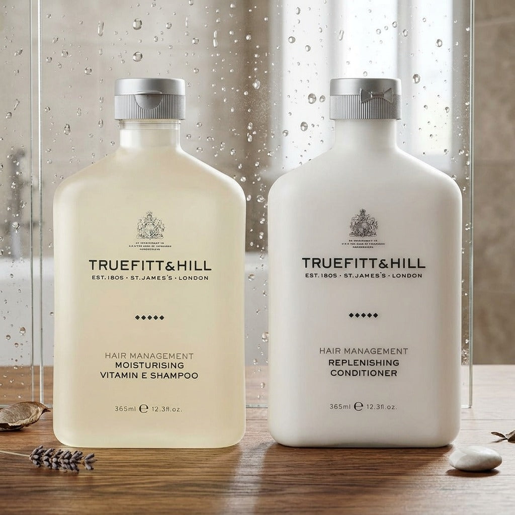 Truefitt & Hill Hair Management Moisturizing Vitamin E Shampoo & Conditioner - Truefitt & Hill India