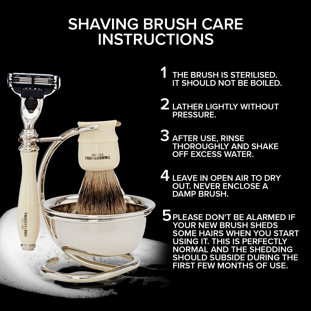 Truefitt & Hill Wellington Shaving Brush - Truefitt & Hill India