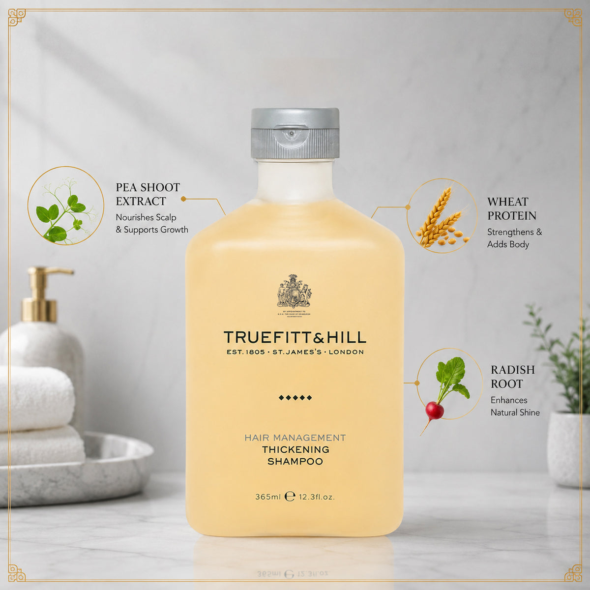 Truefitt & Hill Hair Management Thickening Shampoo for Men 365ml