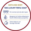 Truefitt & Hill 1805 Men's Luxury Bath & Body Soap 3x150gm