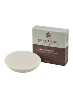 Truefitt & Hill Sandalwood Luxury Shaving Soap refill Wooden Bowl for Men 99gm - Truefitt & Hill India