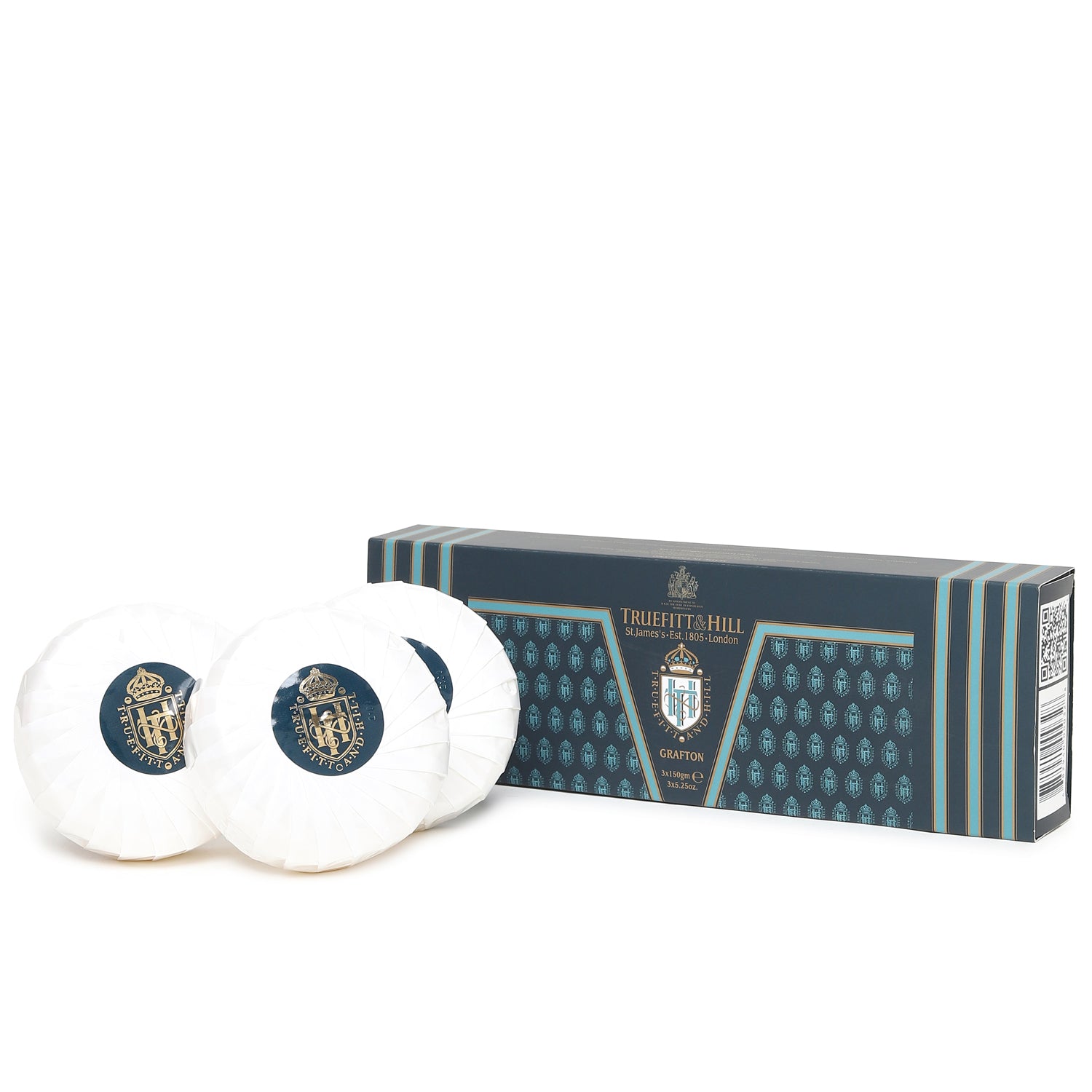 Truefitt & Hill Grafton Men's Bath & Body Soap 3x150gm - Truefitt & Hill India