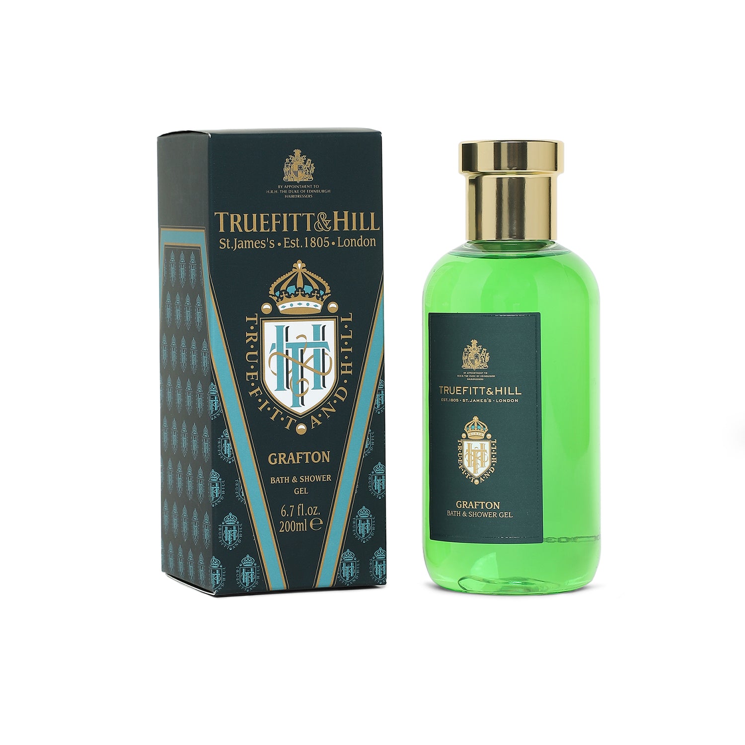 Truefitt & Hill Grafton Men's Bath & Shower Gel 200ml - Truefitt & Hill India