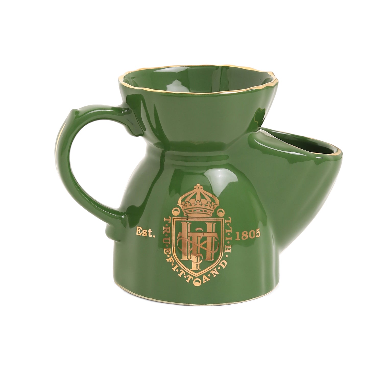 Truefitt & Hill Handcrafted Green Shaving Mug 1 Piece - Truefitt & Hill India