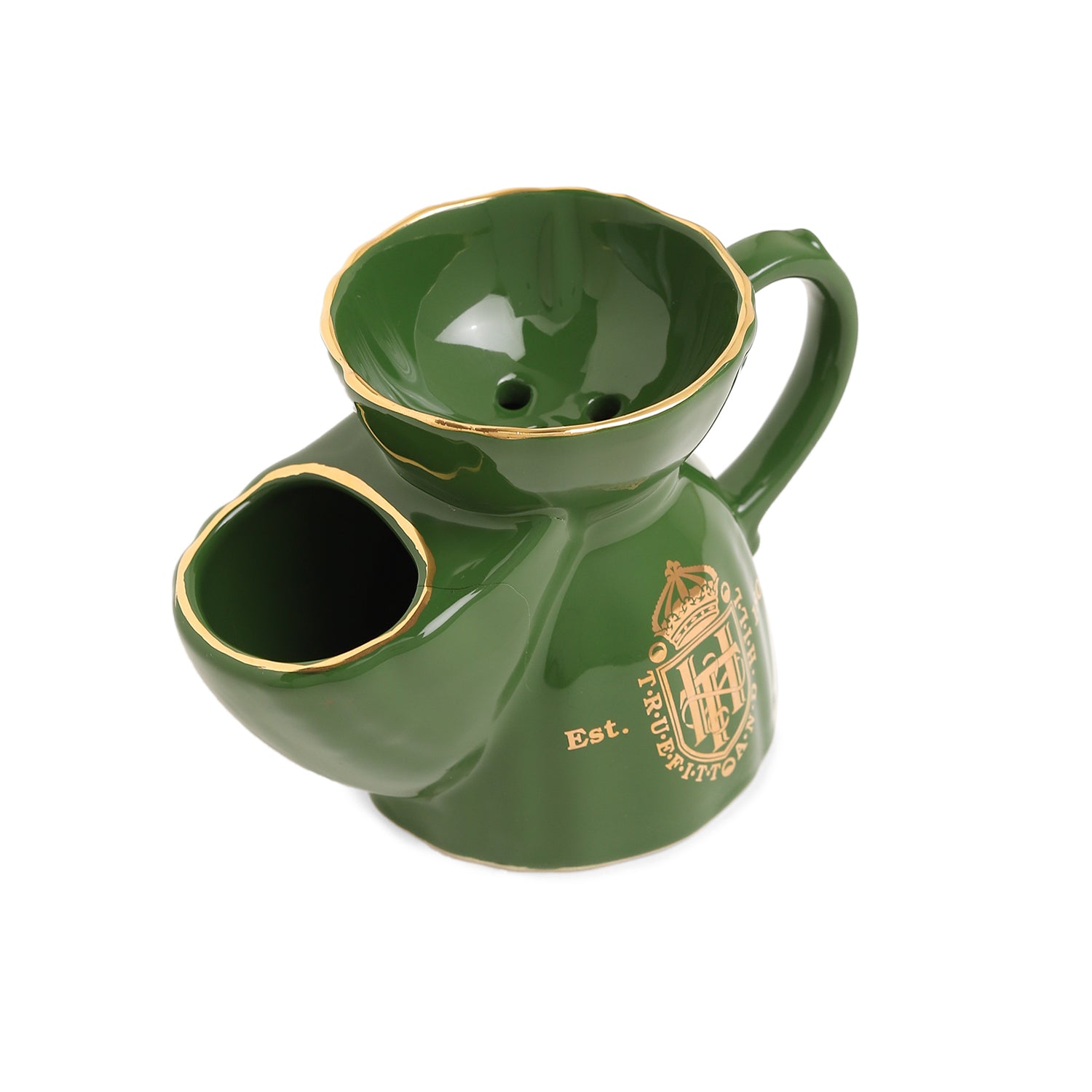 Truefitt & Hill Handcrafted Green Shaving Mug 1 Piece - Truefitt & Hill India