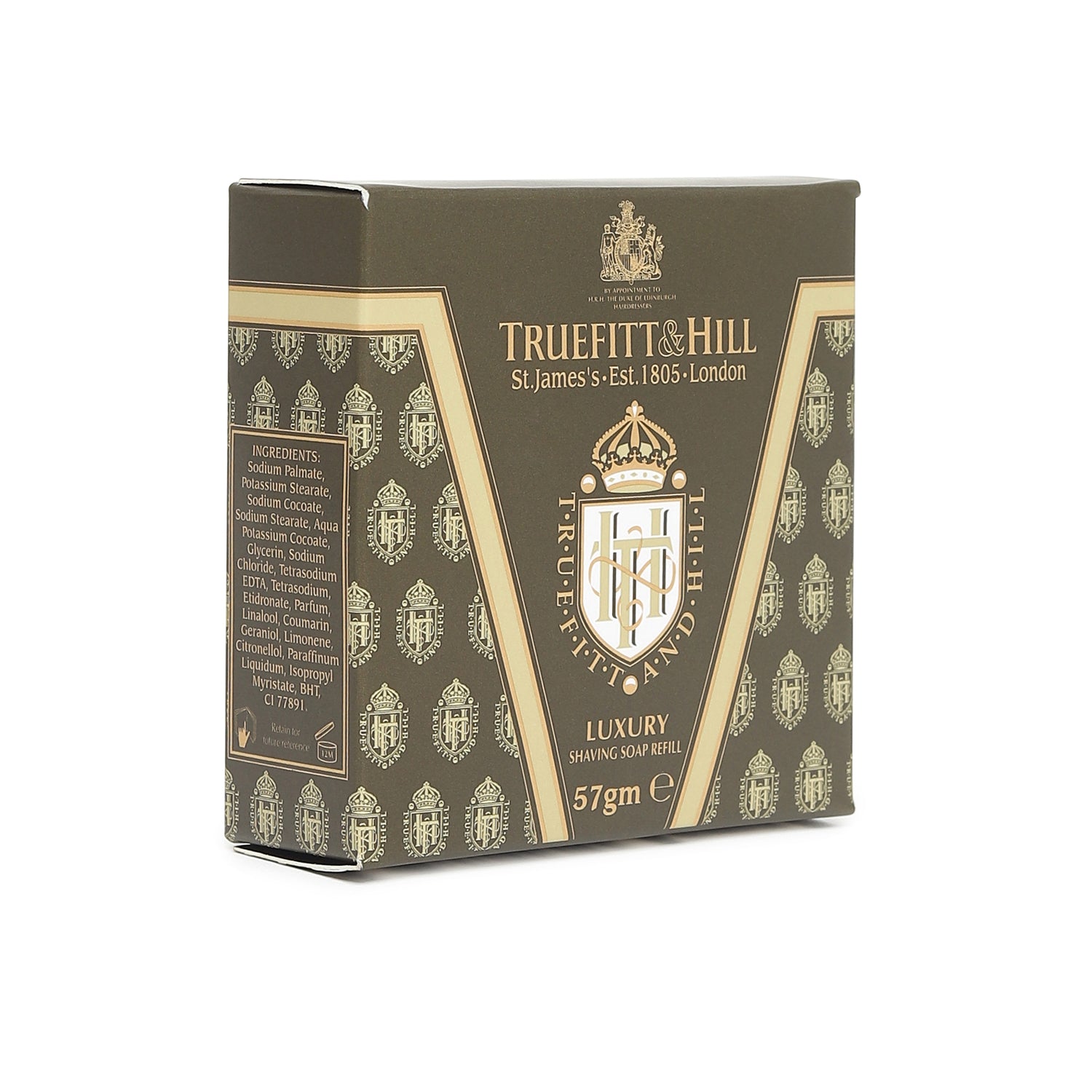 Truefitt & Hill Luxury Shaving Soap Refill Mug  for Men 60gm - Truefitt & Hill India