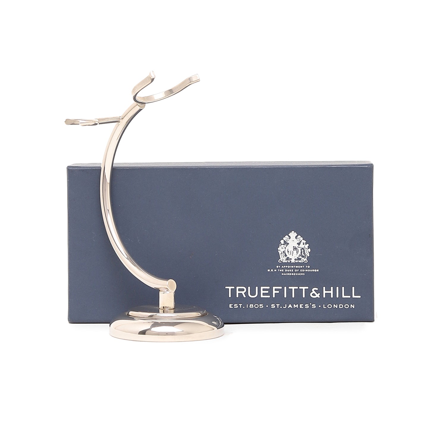 Truefitt & Hill Curved Razor and Brush Stand Chrome - Truefitt & Hill India