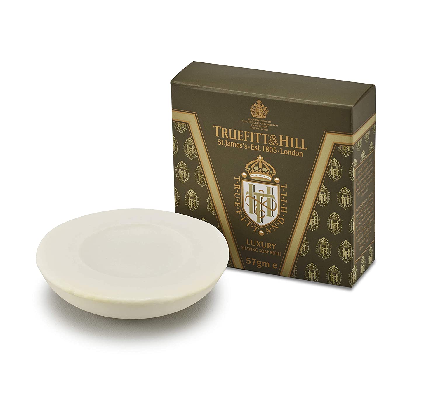 Truefitt & Hill Luxury Shaving Soap Refill Mug  for Men 60gm - Truefitt & Hill India