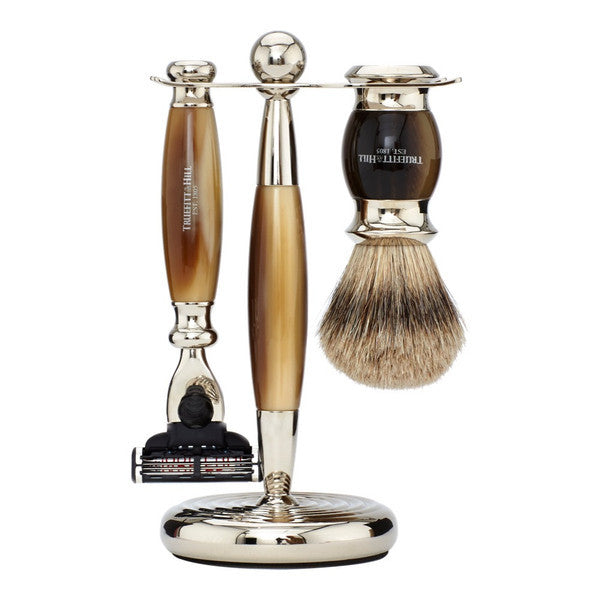 Truefitt & Hill India Shaving Products - Buy Edwardian Collection Shaving set online which comprises of brush, razor & stand.