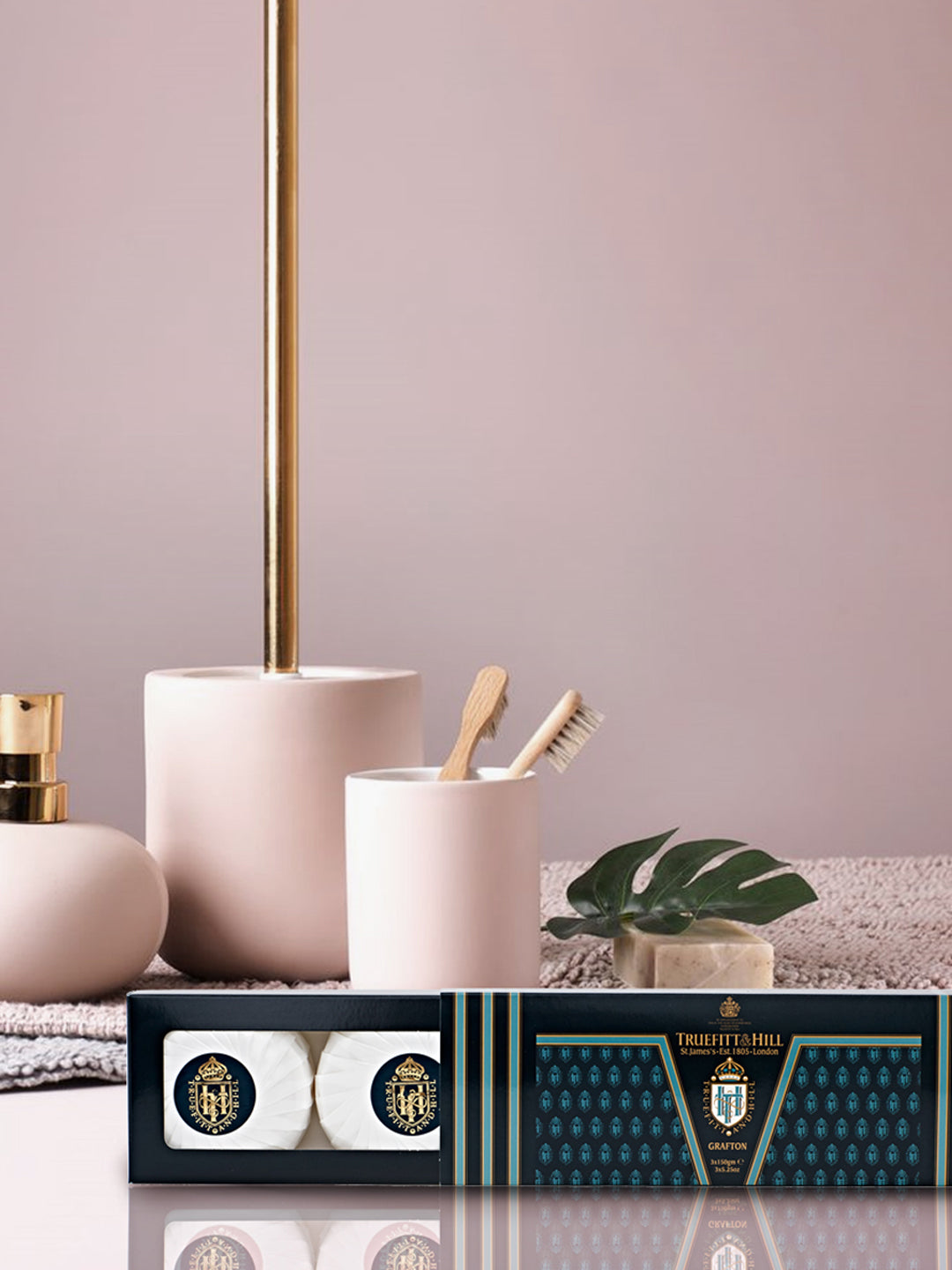 Truefitt & Hill Grafton Men's Bath & Body Soap 3x150gm - Truefitt & Hill India